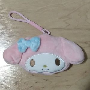 My Melody Plush Coin Purse Bag Strap